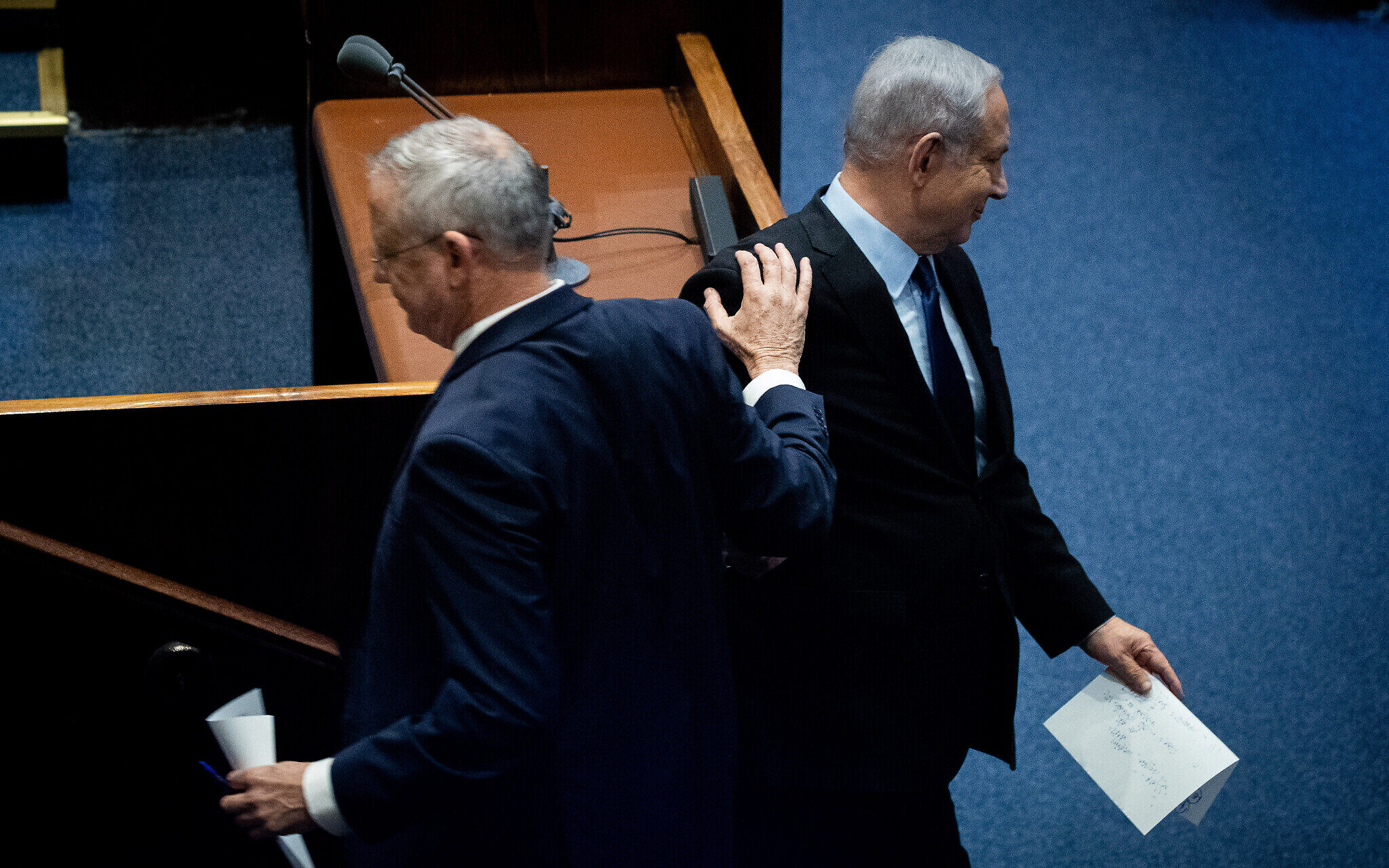 netanyahu and gantz agree holiday