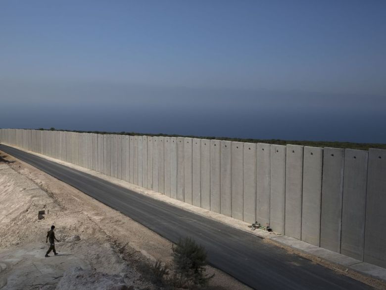 Israel's border wall with Lebanon