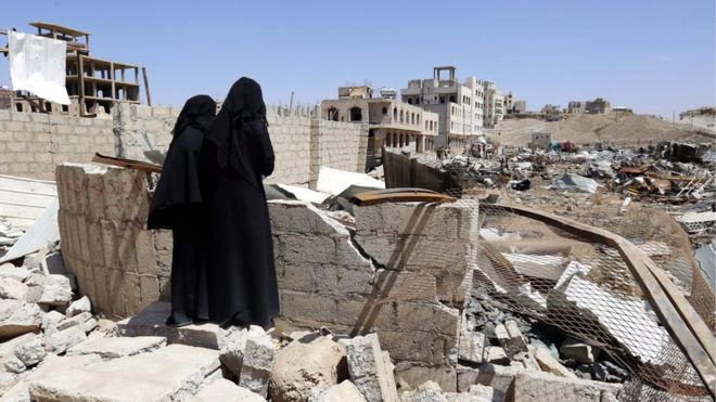 Damage in Yemen