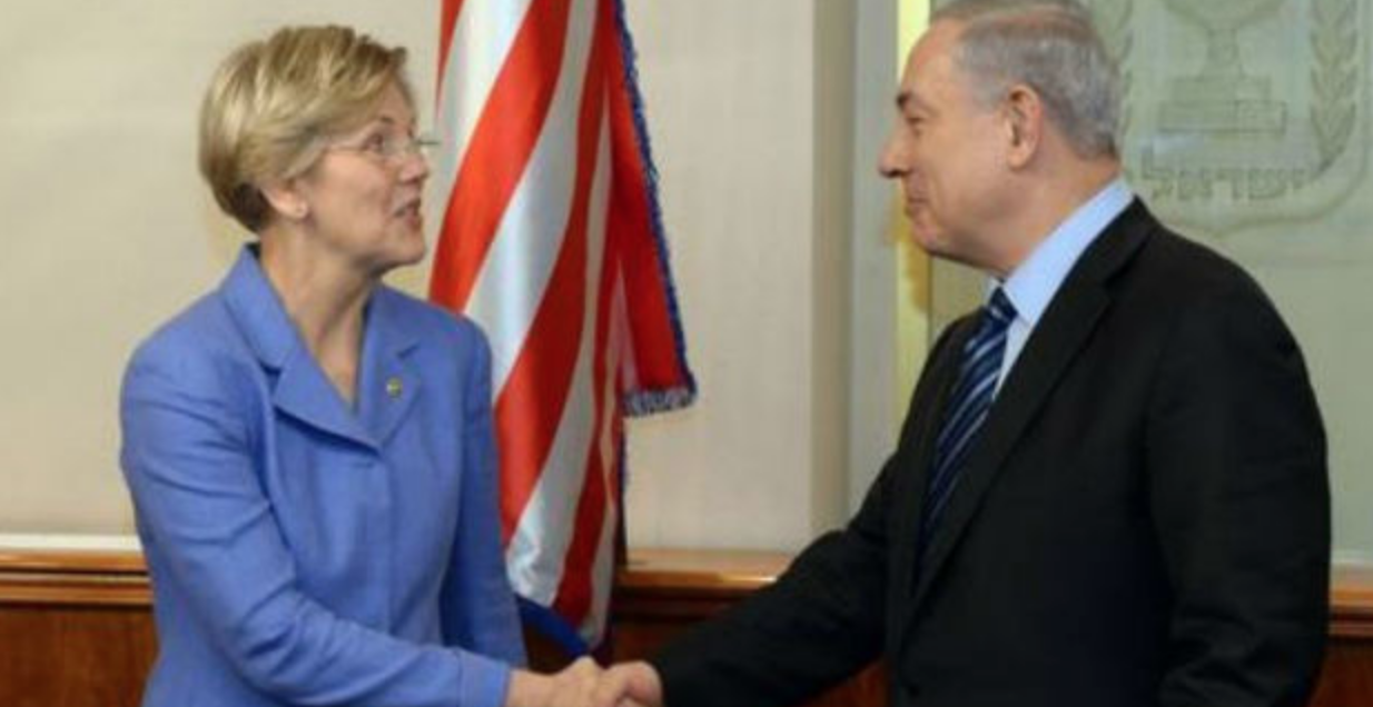 Elizabeth Warren and Netanyahu